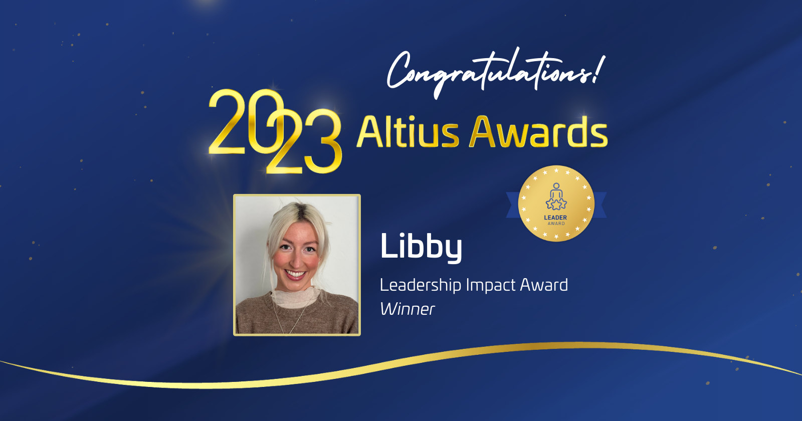 Leading with Purpose: Libby Wins the Leadership Impact Award